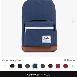 Blue Hershel Backpack